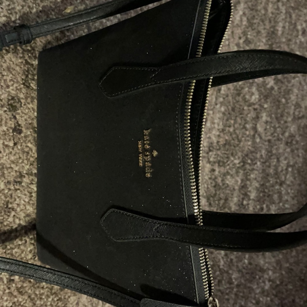 Kate Spade Black Sparkle Crossbody